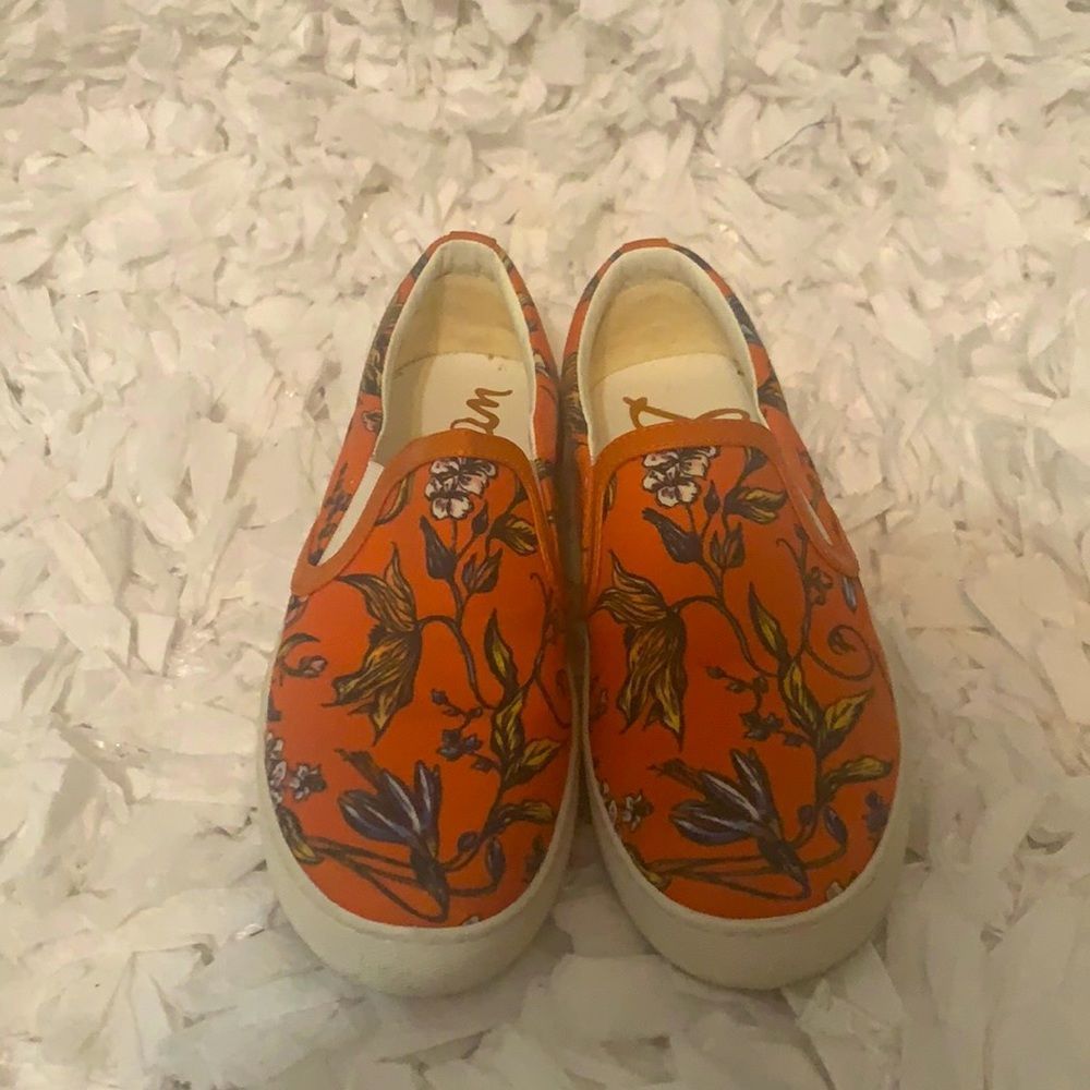 Sam Edelman | orange boat shoes / loafers | size 7